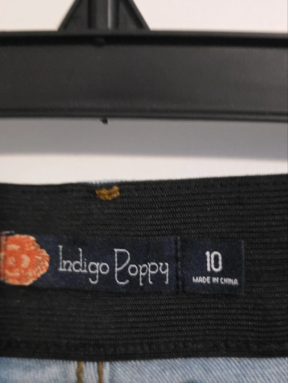 Indigo Poppy Light Wash Barrell Jeans Sz 10 - Picture 2 of 8
